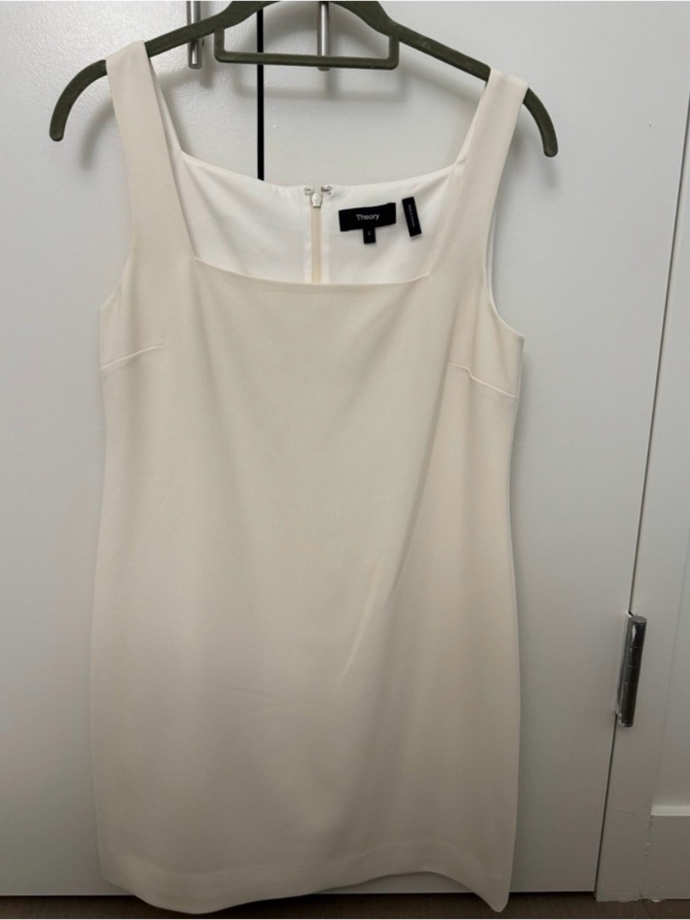 Theory Crepe Mini Shift Dress
